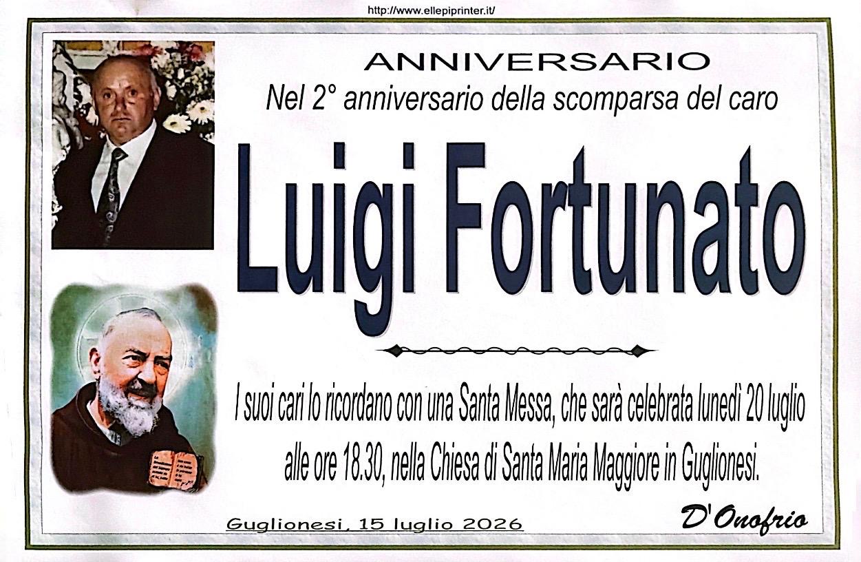 Necrologio Luigi Fortunato