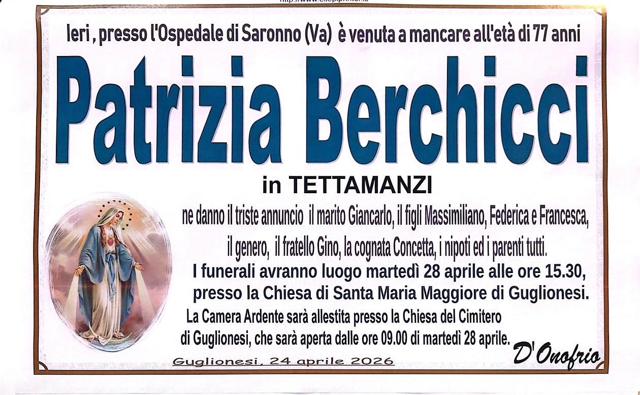 Necrologio Patrizia Berchicci